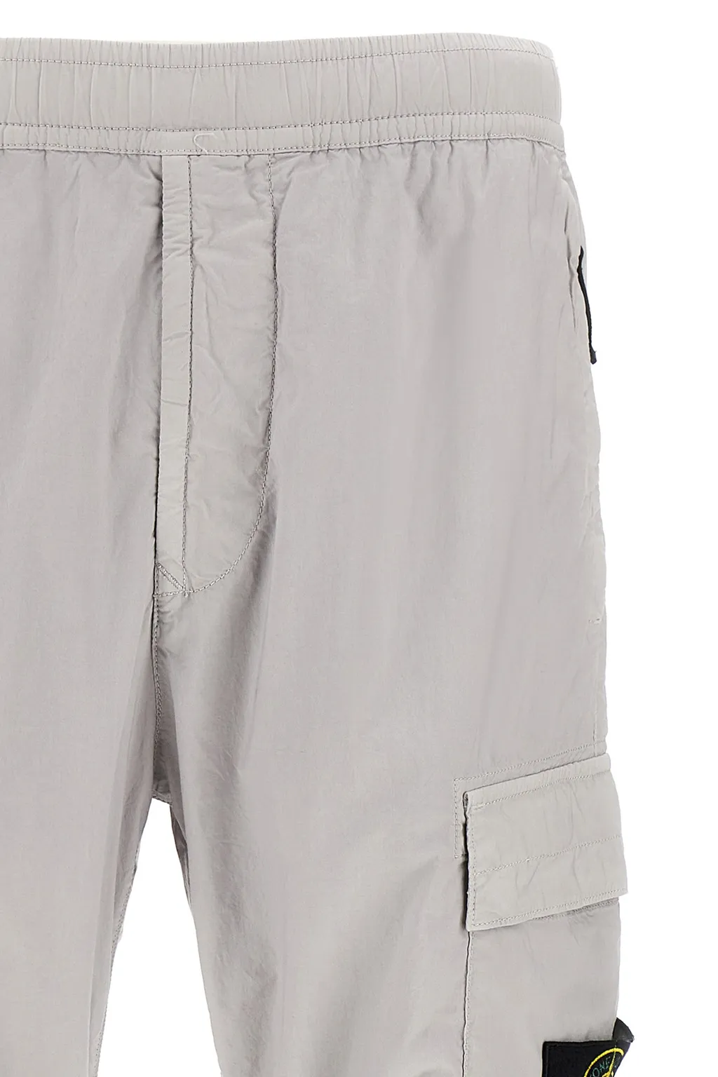 Stone Island Compass Patch Tapered-Leg Cargo Pants