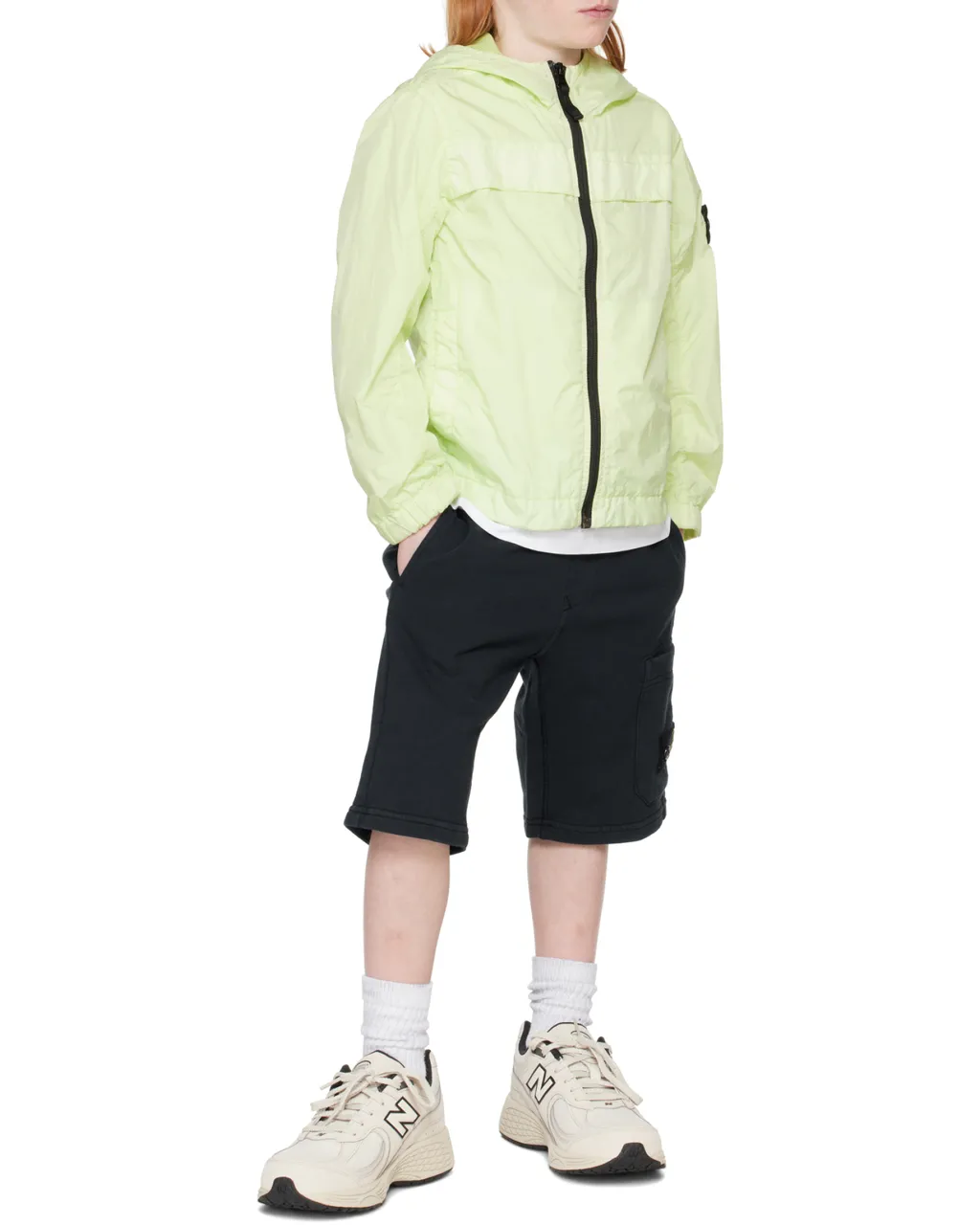 Stone Island Junior Compass-Badge Zipped Jacket