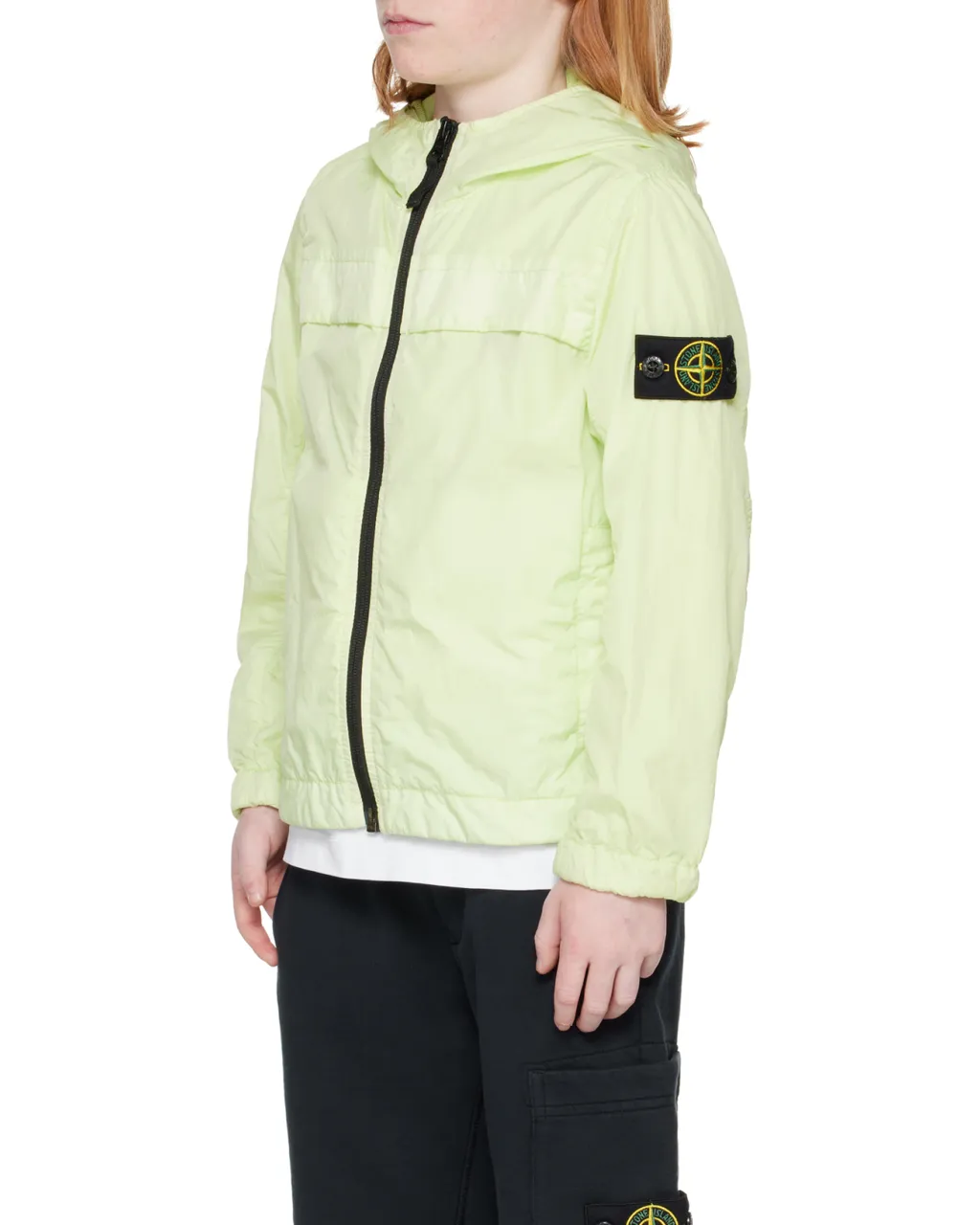 Stone Island Junior Compass-Badge Zipped Jacket