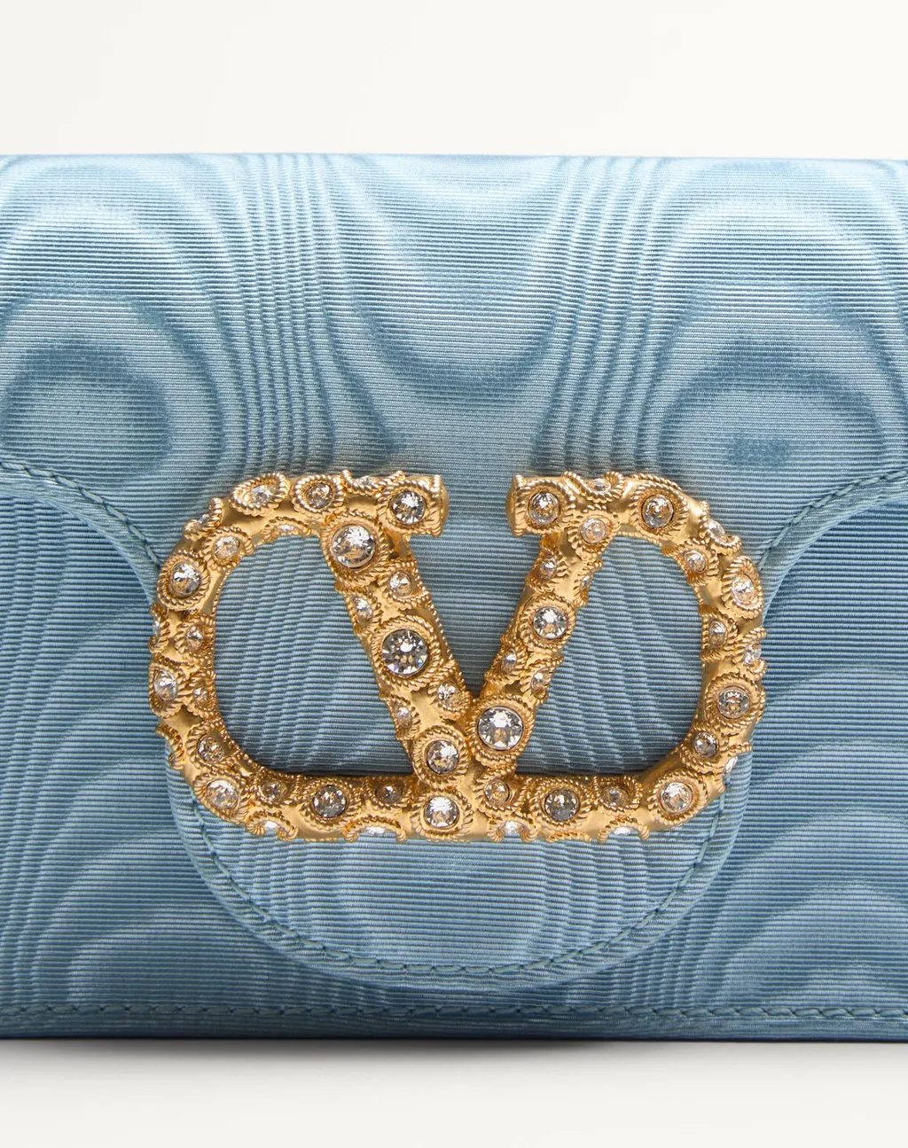 Valentino Locò Vlogo Signature Foldover Top Clutch Bag