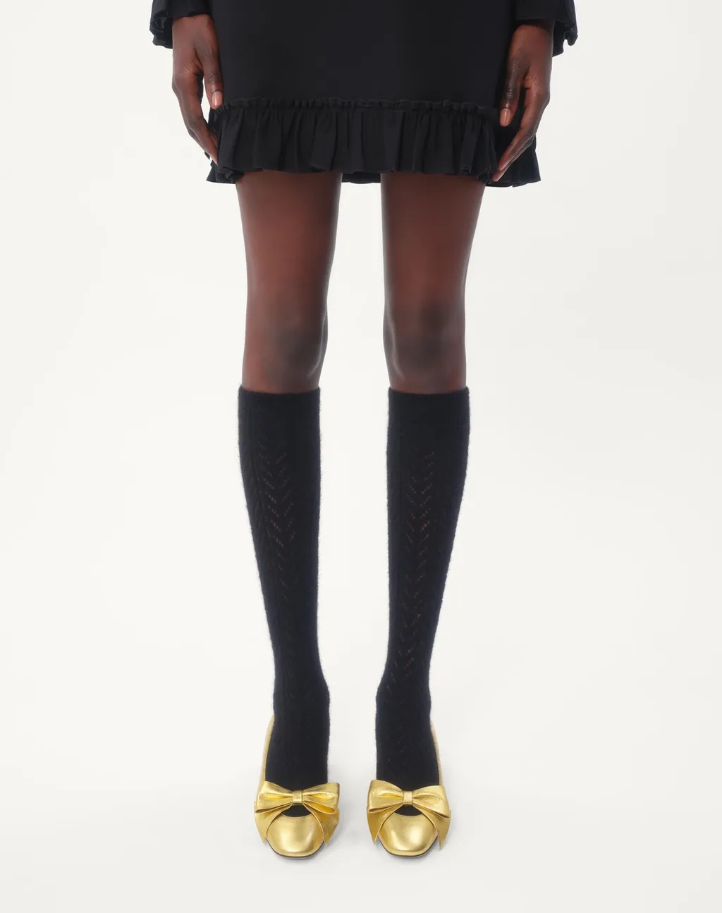 Valentino Logo Plaque Socks