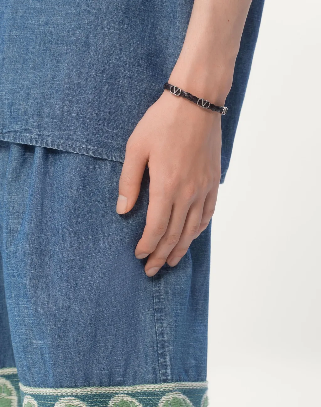 Valentino Vlogo Signature Buckled Bracelet