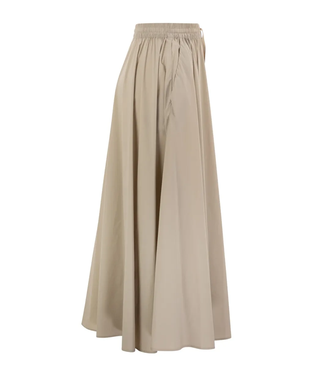Pleated Detail Skirt