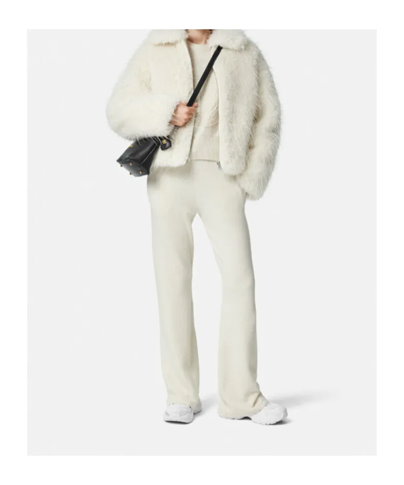 Versace Drawstring Flared Trousers