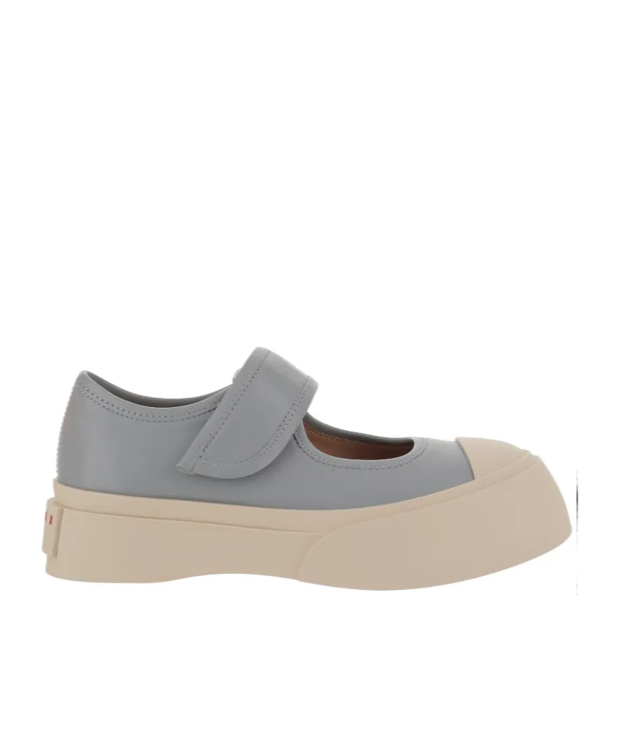 Marni Mary Jane Round-Toe Sneakers