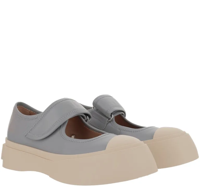 Marni Mary Jane Round-Toe Sneakers