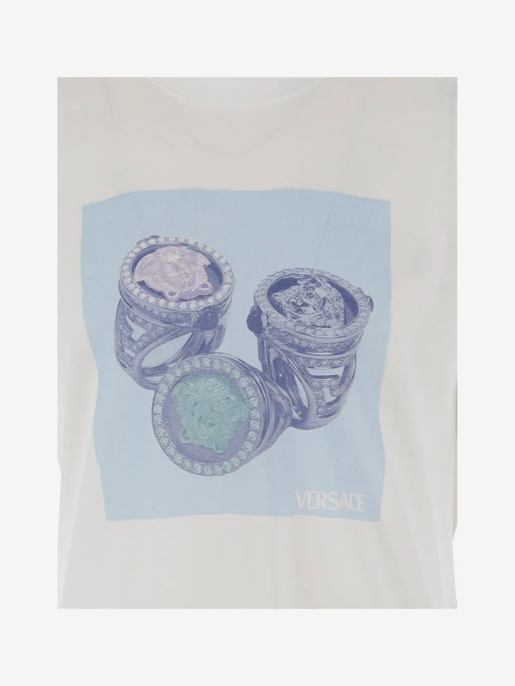 Versace Pattern-Printed Crewneck T-Shirt