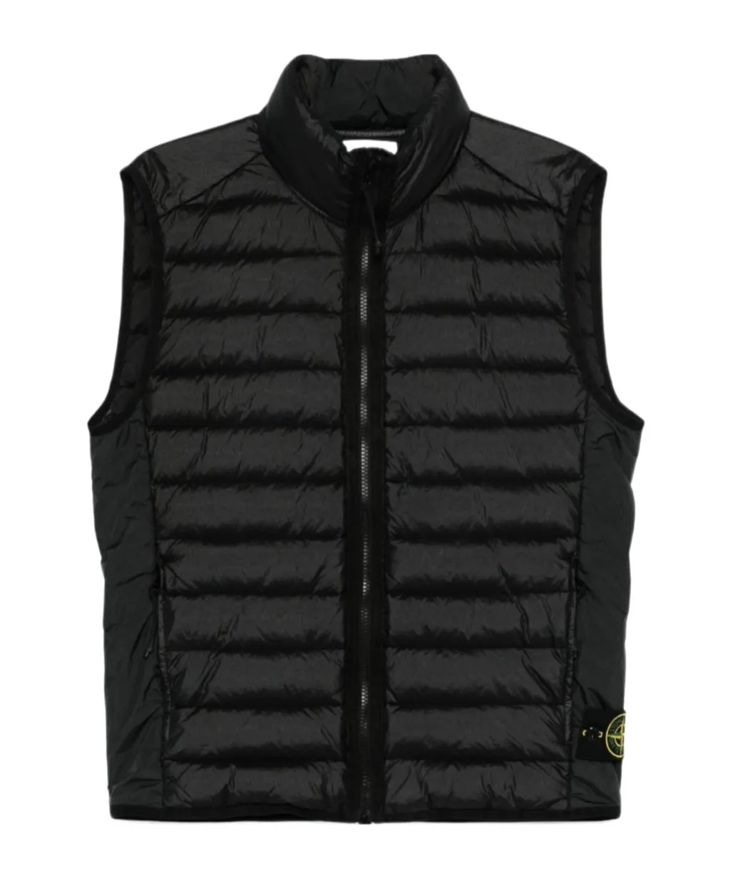 Stone Island Compass Patch High Neck Padded Gilet
