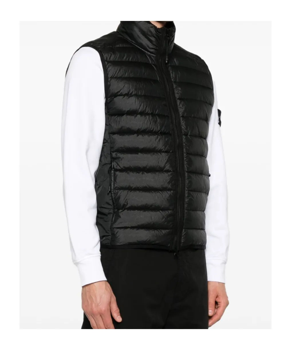 Stone Island Compass Patch High Neck Padded Gilet