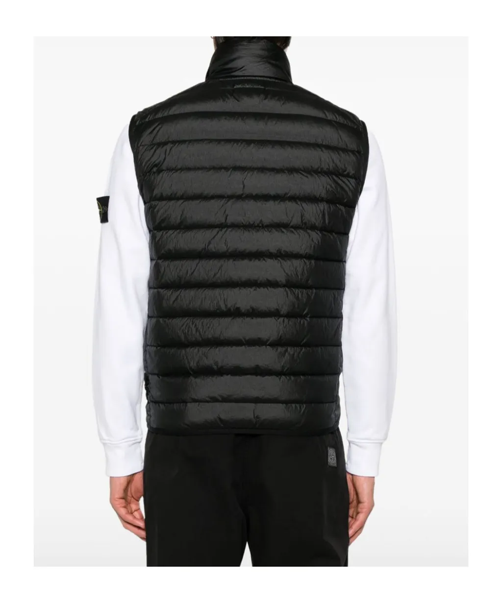 Stone Island Compass Patch High Neck Padded Gilet