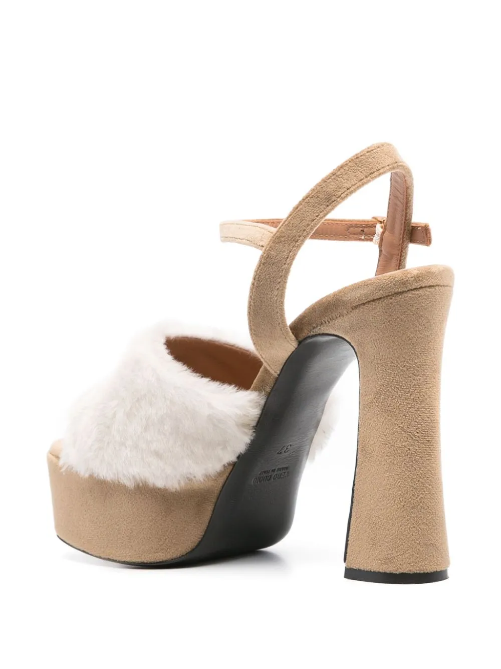Round Toe High Heel Sandals