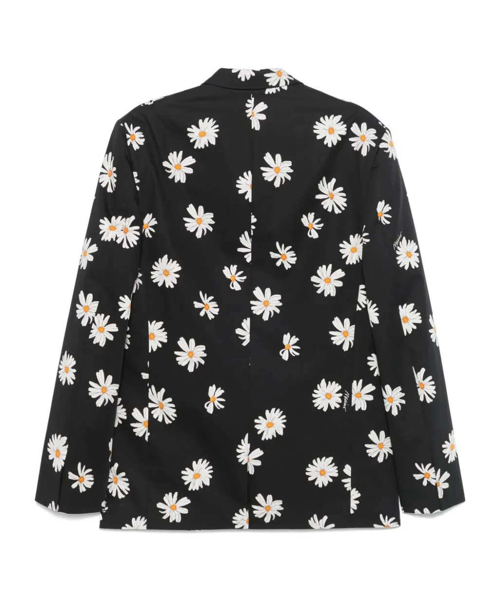 Floral-Print Blazer