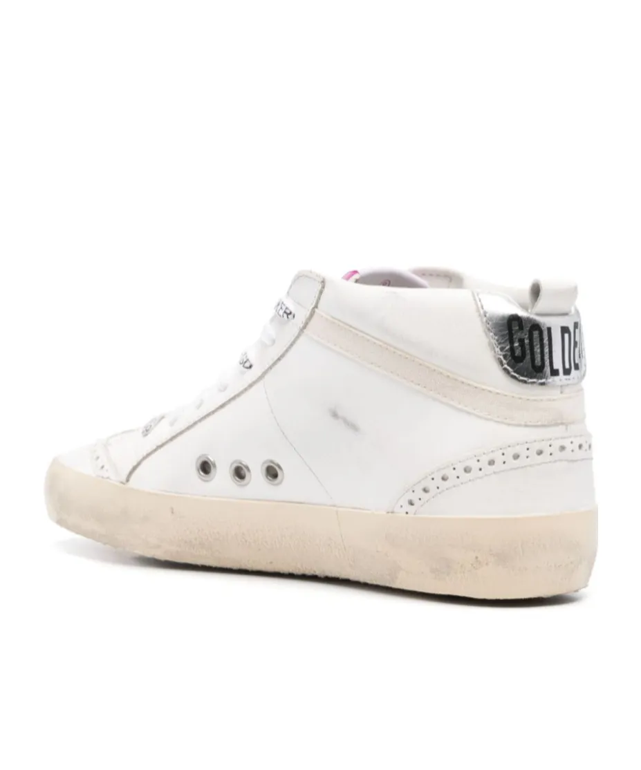 Golden Goose Deluxe Brand Midstar Star Glittered Sneakers