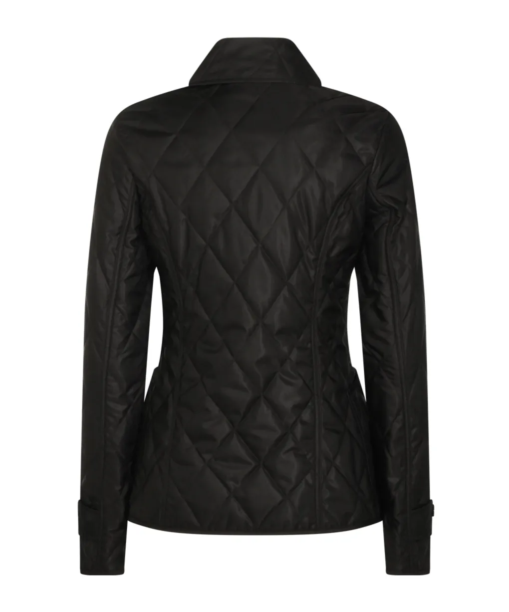 Burberry Long Sleeved Quilted Buttoned Jacket