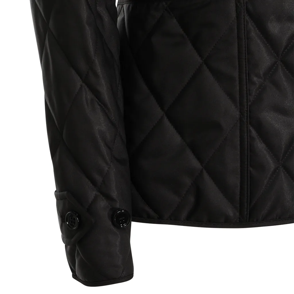 Burberry Long Sleeved Quilted Buttoned Jacket