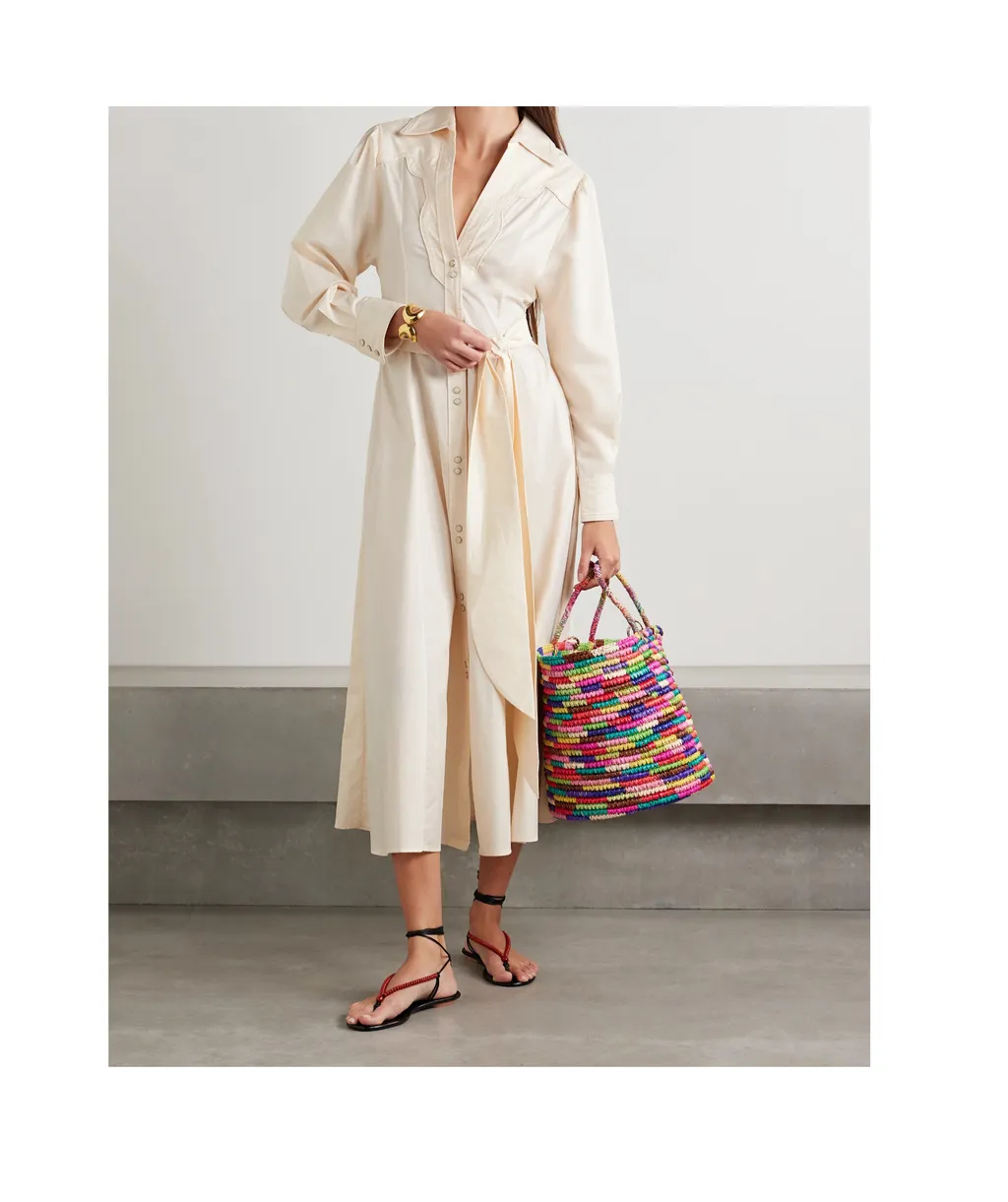Lapel Long-Sleeved Dress