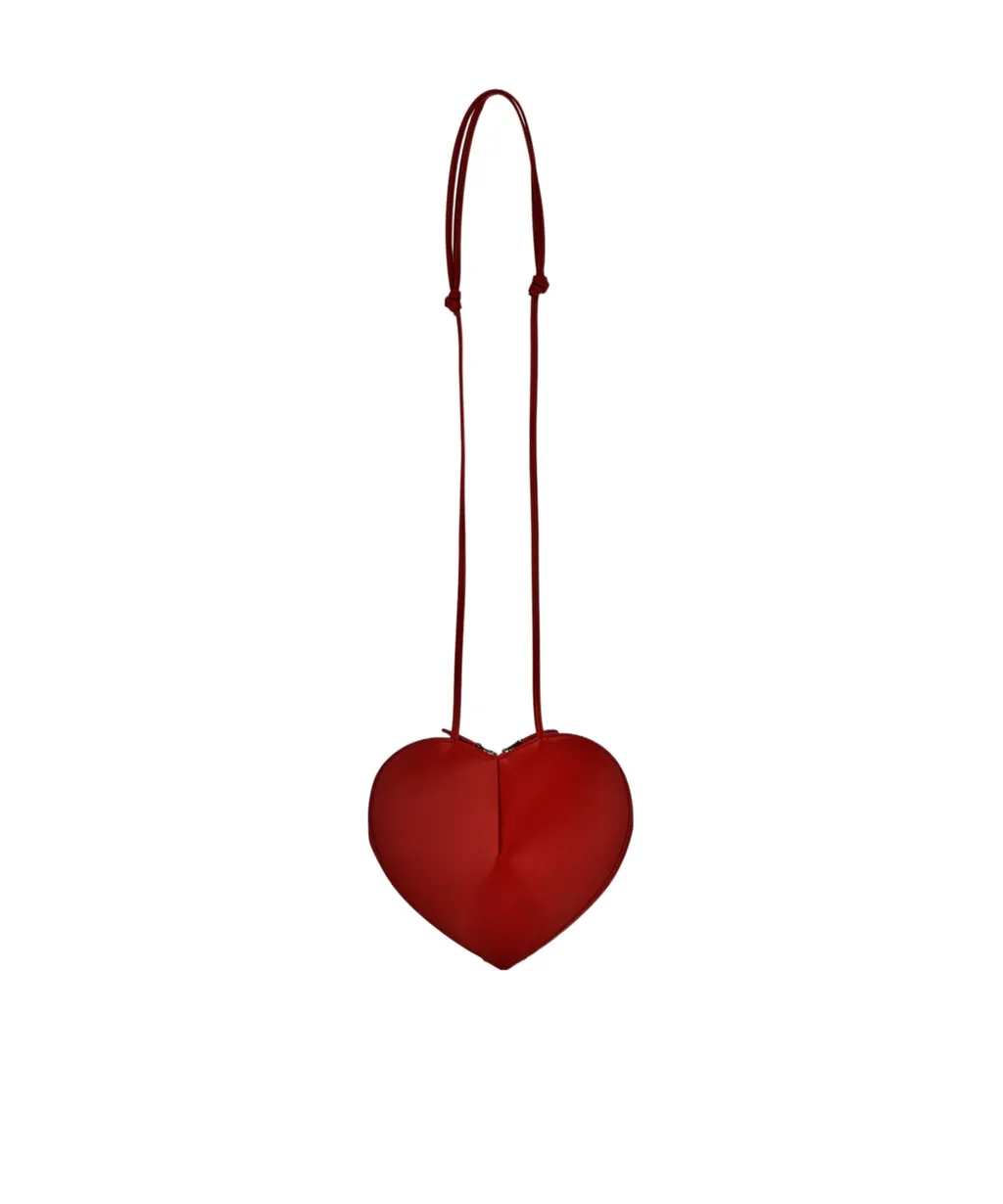 Heart-Shaped Satchel Bag