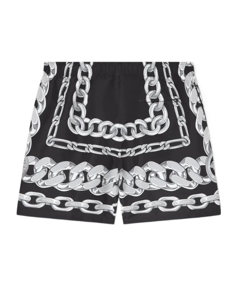 Versace Medusa Chains Printed Swim Shorts