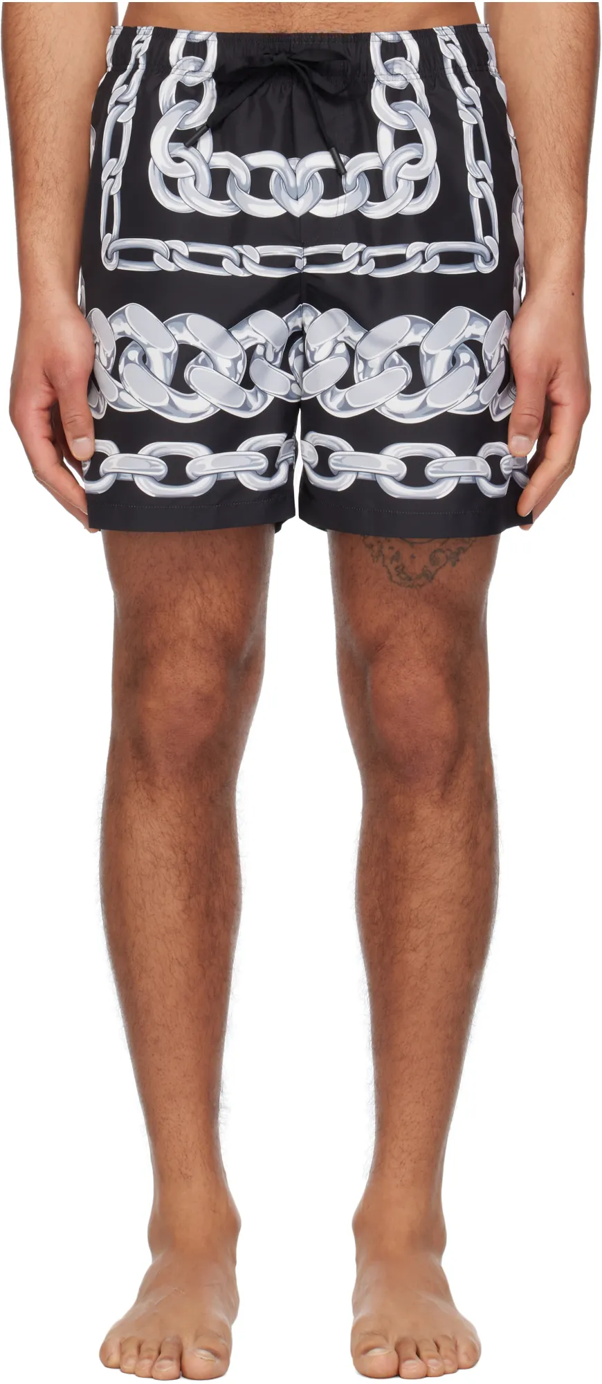 Versace Medusa Chains Printed Swim Shorts