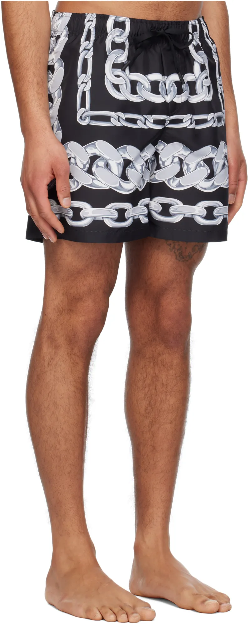 Versace Medusa Chains Printed Swim Shorts