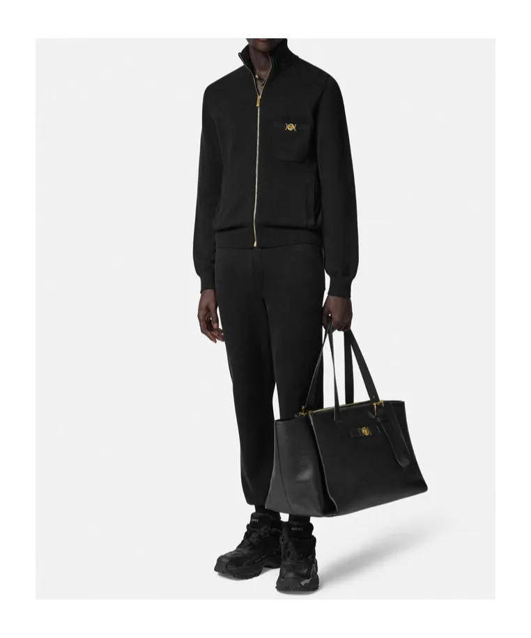 Versace Medusa Zipped Cardigan