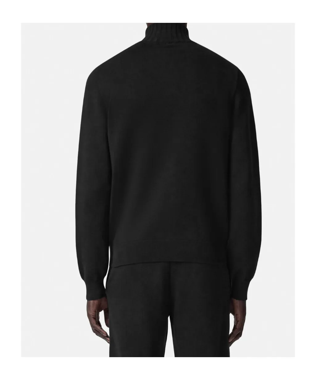 Versace Medusa Zipped Cardigan
