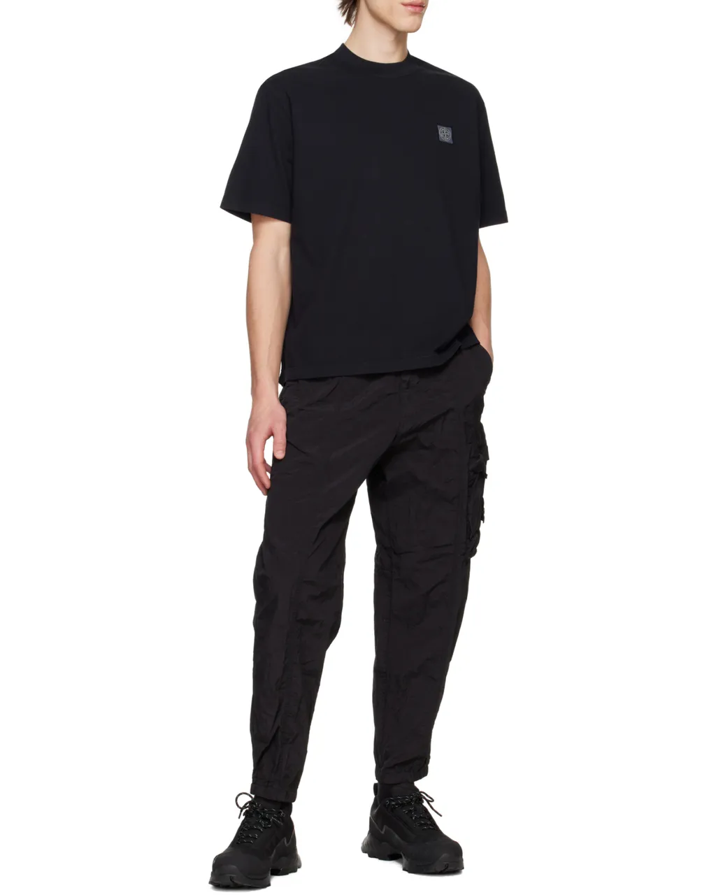 Stone Island Logo Patch Short-Sleeved T-Shirt