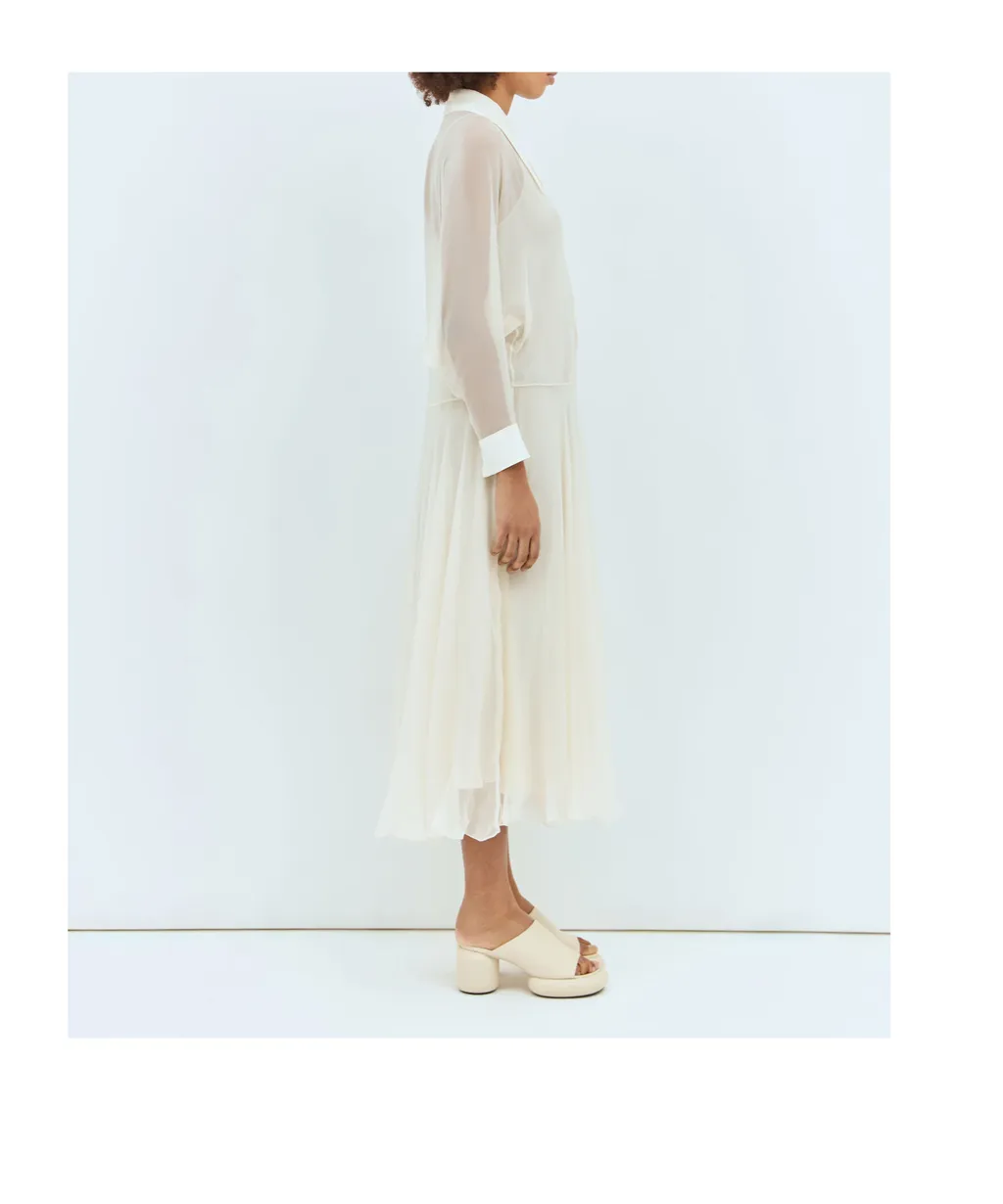 Chloé Long-Sleeved Midi Dress