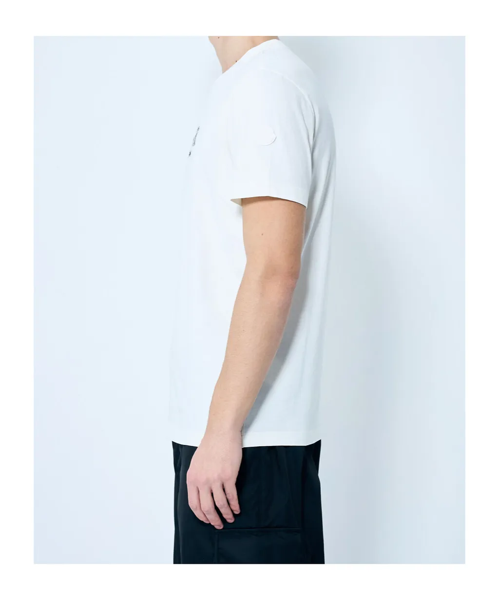 Moncler Logo Printed Crewneck T-Shirt
