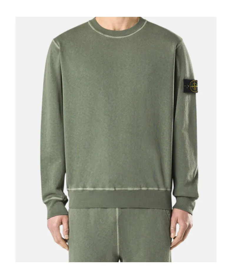 Stone Island Compass-Badge Crewneck Sweatshirt