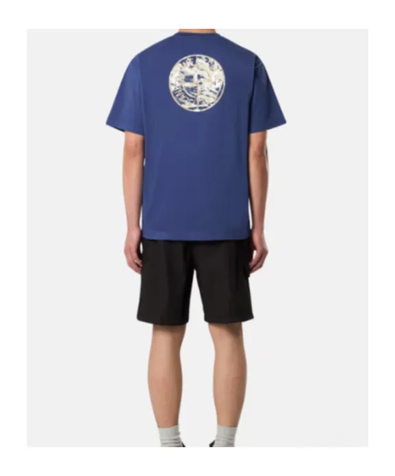 Stone Island Logo Printed Crewneck T-Shirt
