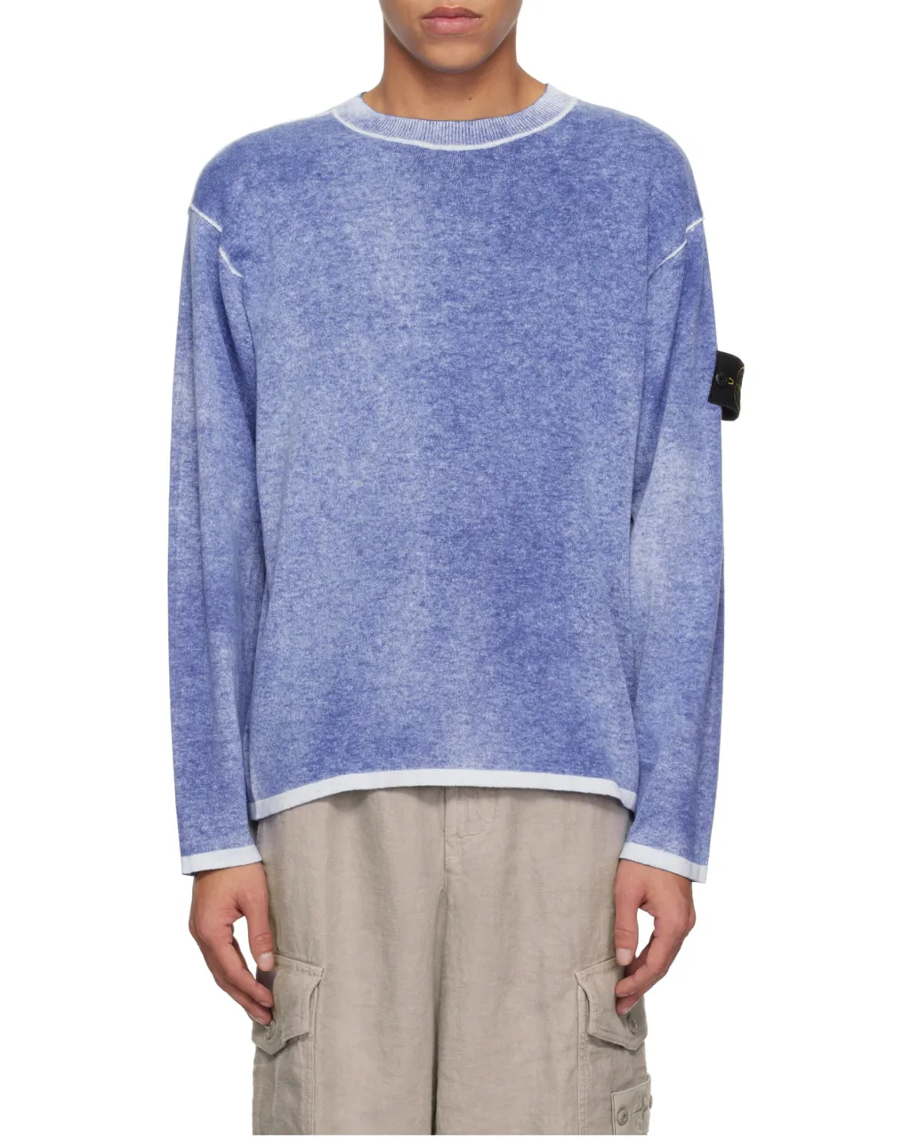 Stone Island Logo Patch Crewneck Jumper