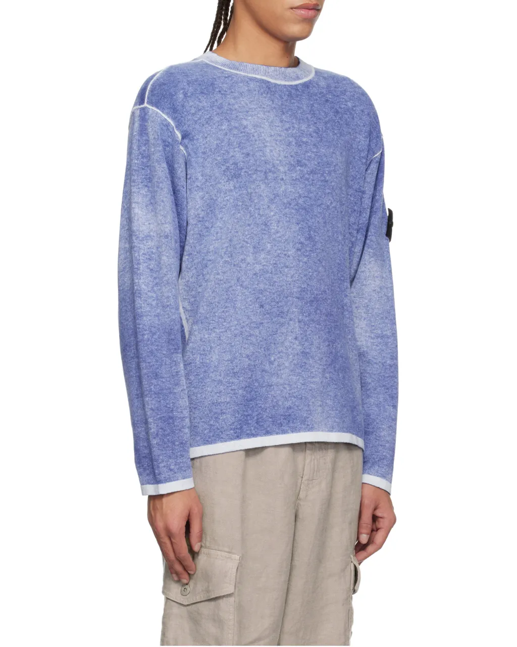 Stone Island Logo Patch Crewneck Jumper