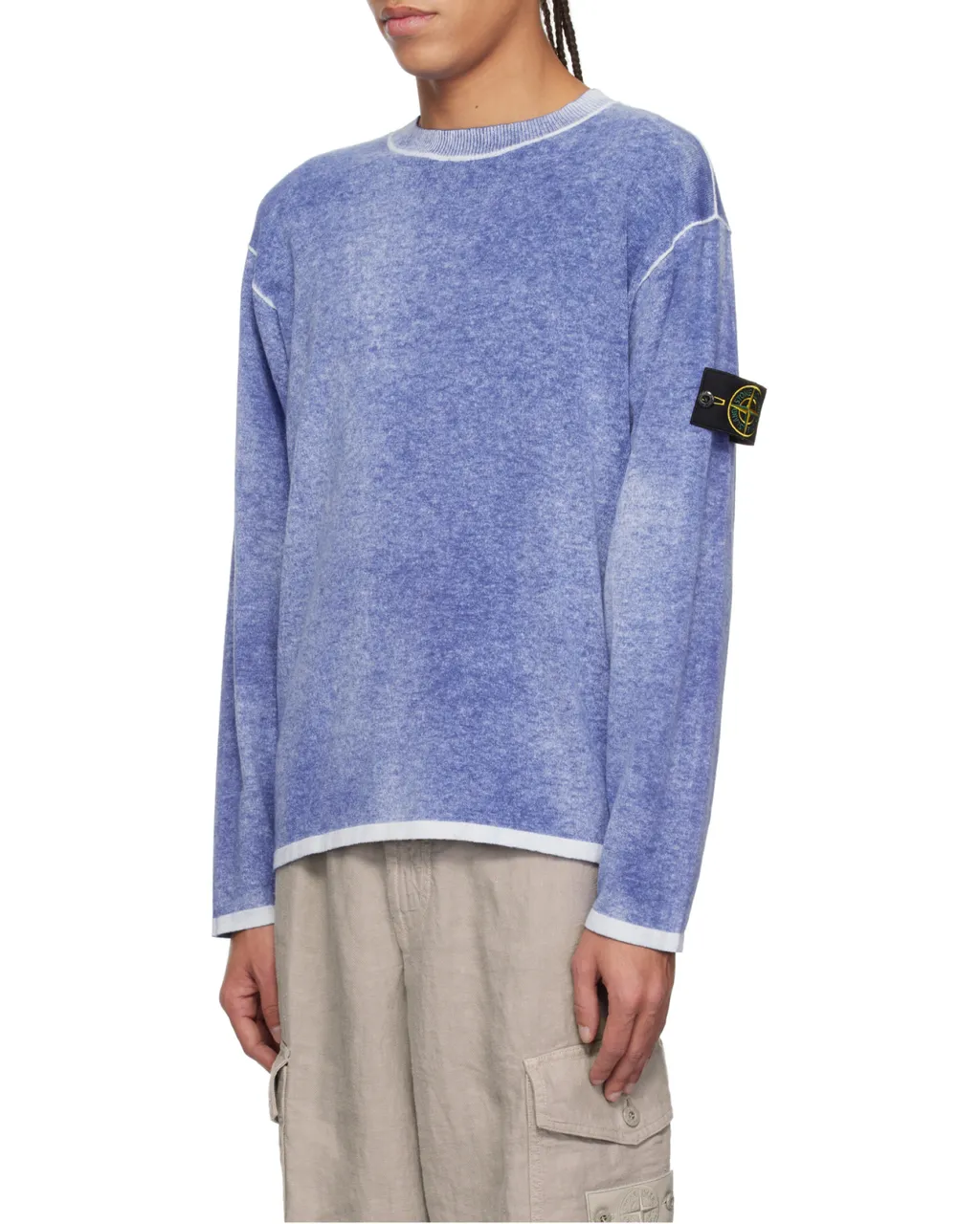 Stone Island Logo Patch Crewneck Jumper