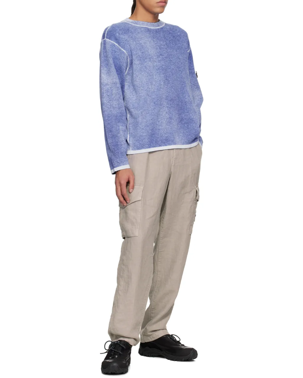 Stone Island Logo Patch Crewneck Jumper