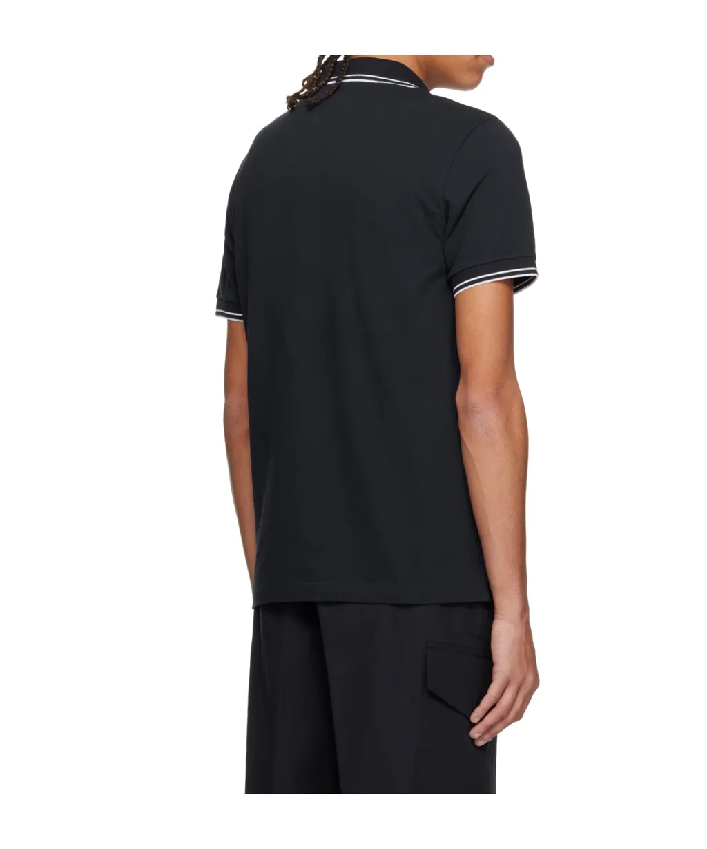Stone Island Logo Patch Short-Sleeved Polo Shirt