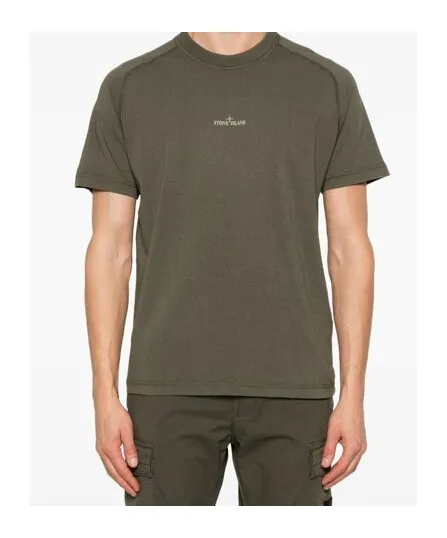 Stone Island Compass-Printed Crewneck T-Shirt