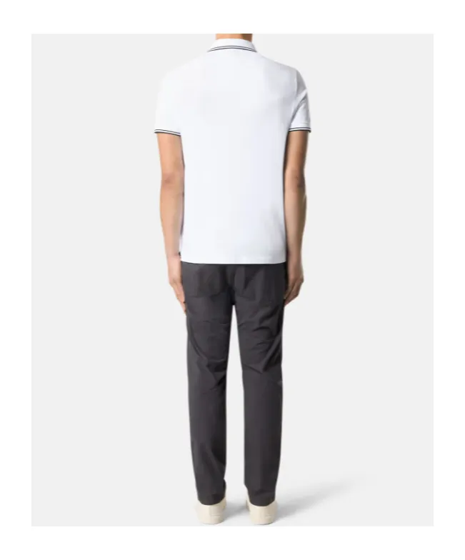 Stone Island Compass-Badge Piqué Short-Sleeved Polo Shirt