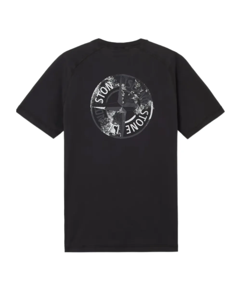 Stone Island Compass-Printed Crewneck T-Shirt