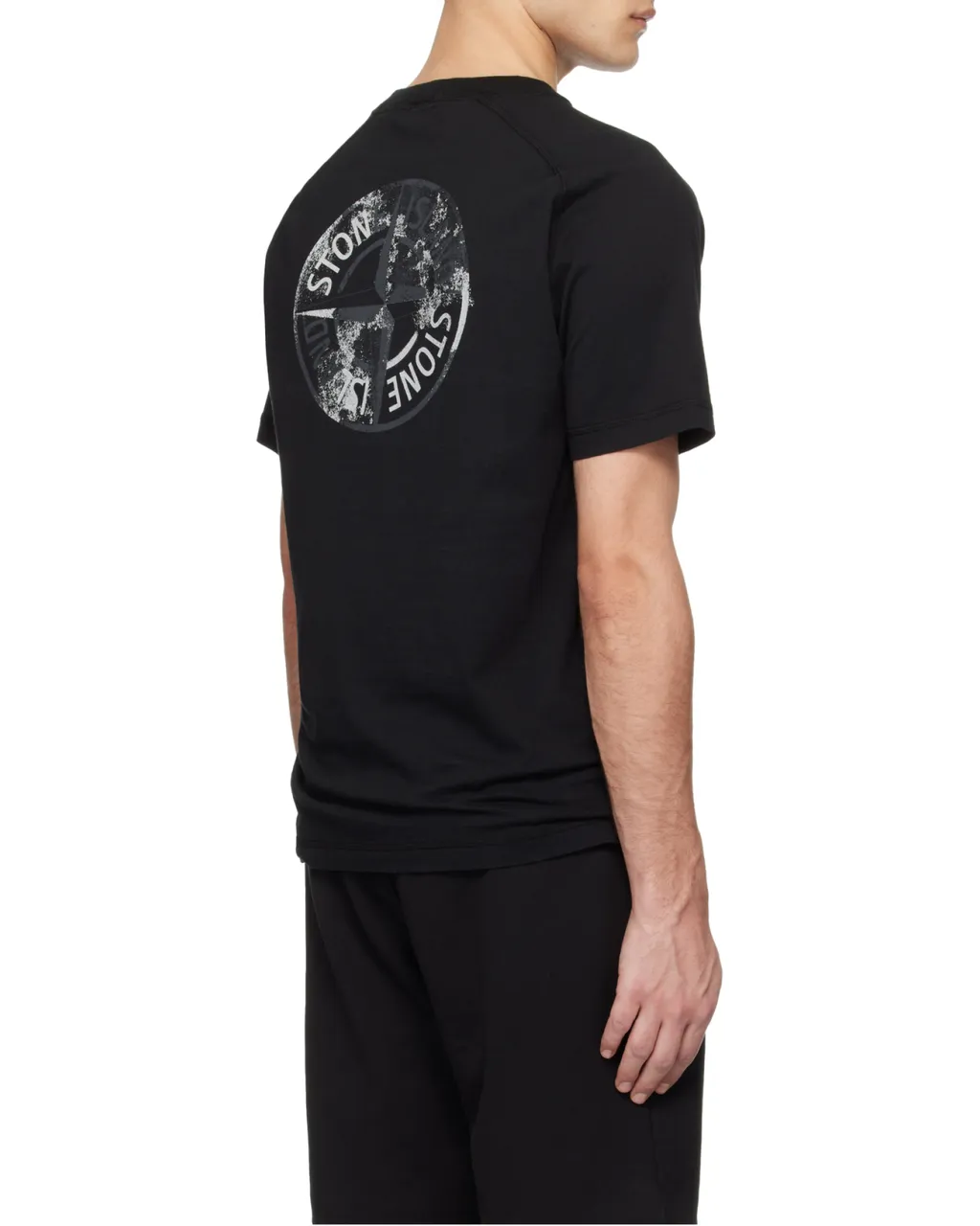 Stone Island Compass-Printed Crewneck T-Shirt