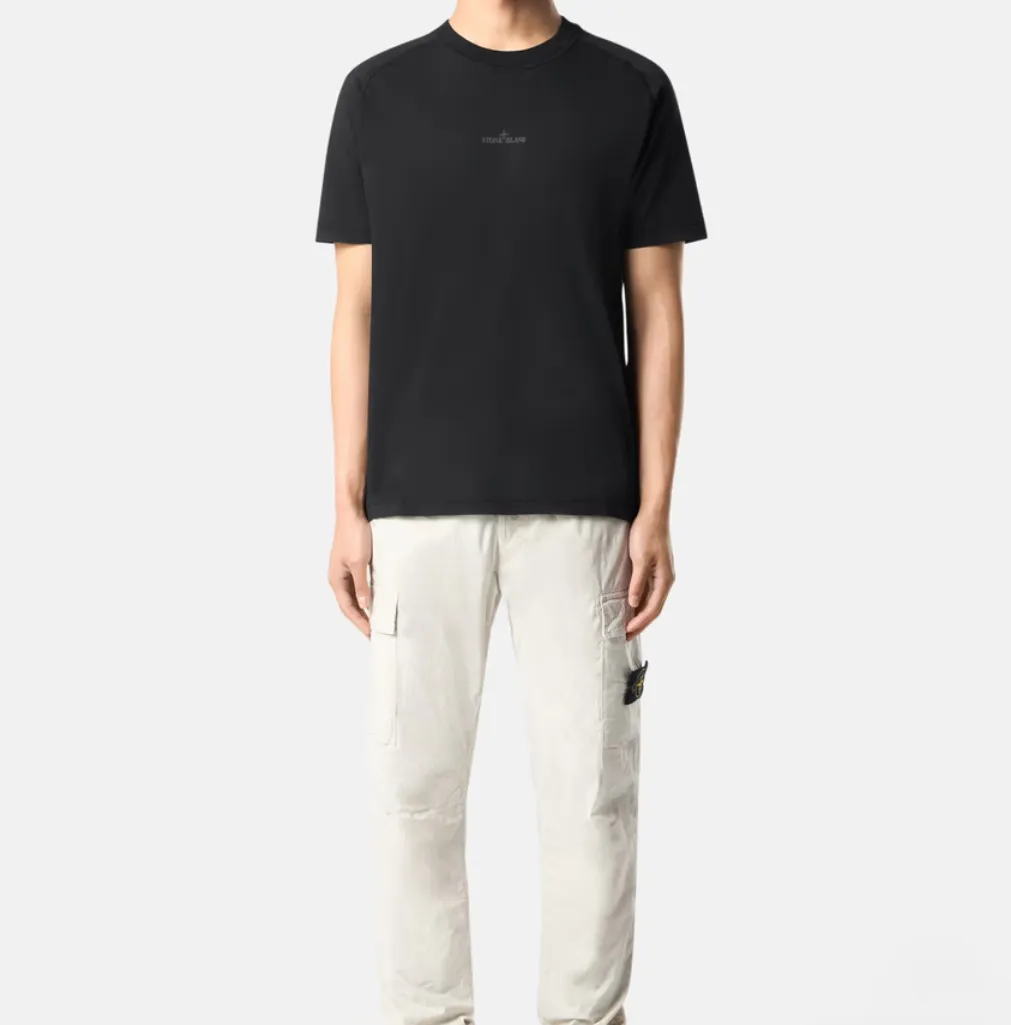 Stone Island Compass-Printed Crewneck T-Shirt