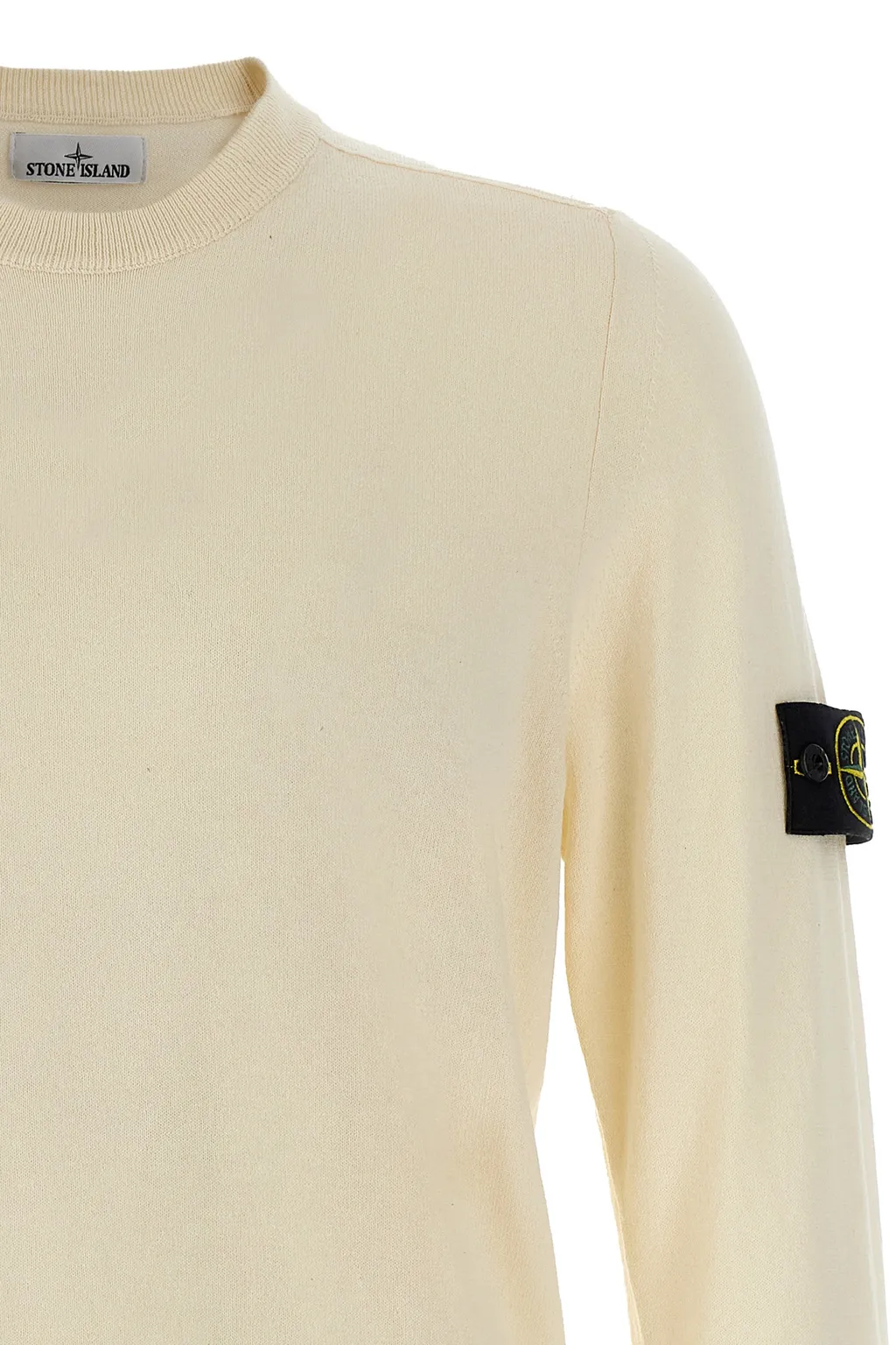 Stone Island Logo Patch Crewneck Jumper
