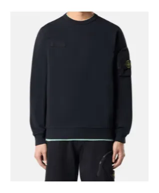 Stone Island Compass Patch Crewneck Sweatshirt