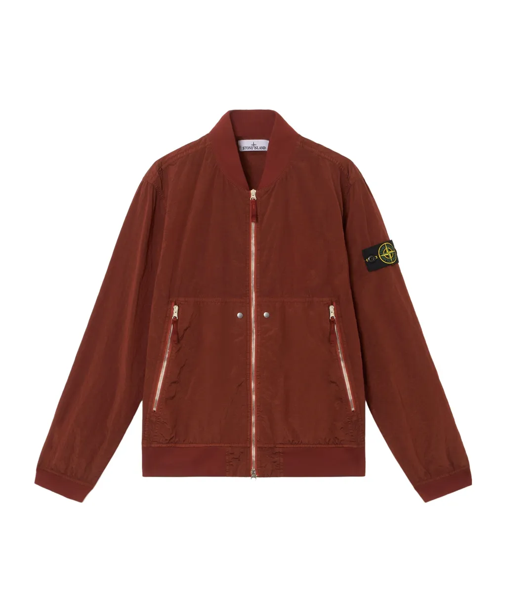 Stone Island Logo-Patch Zipped Jacket