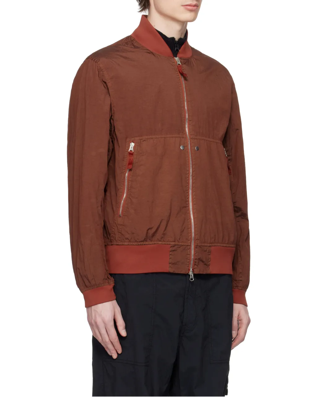 Stone Island Logo-Patch Zipped Jacket