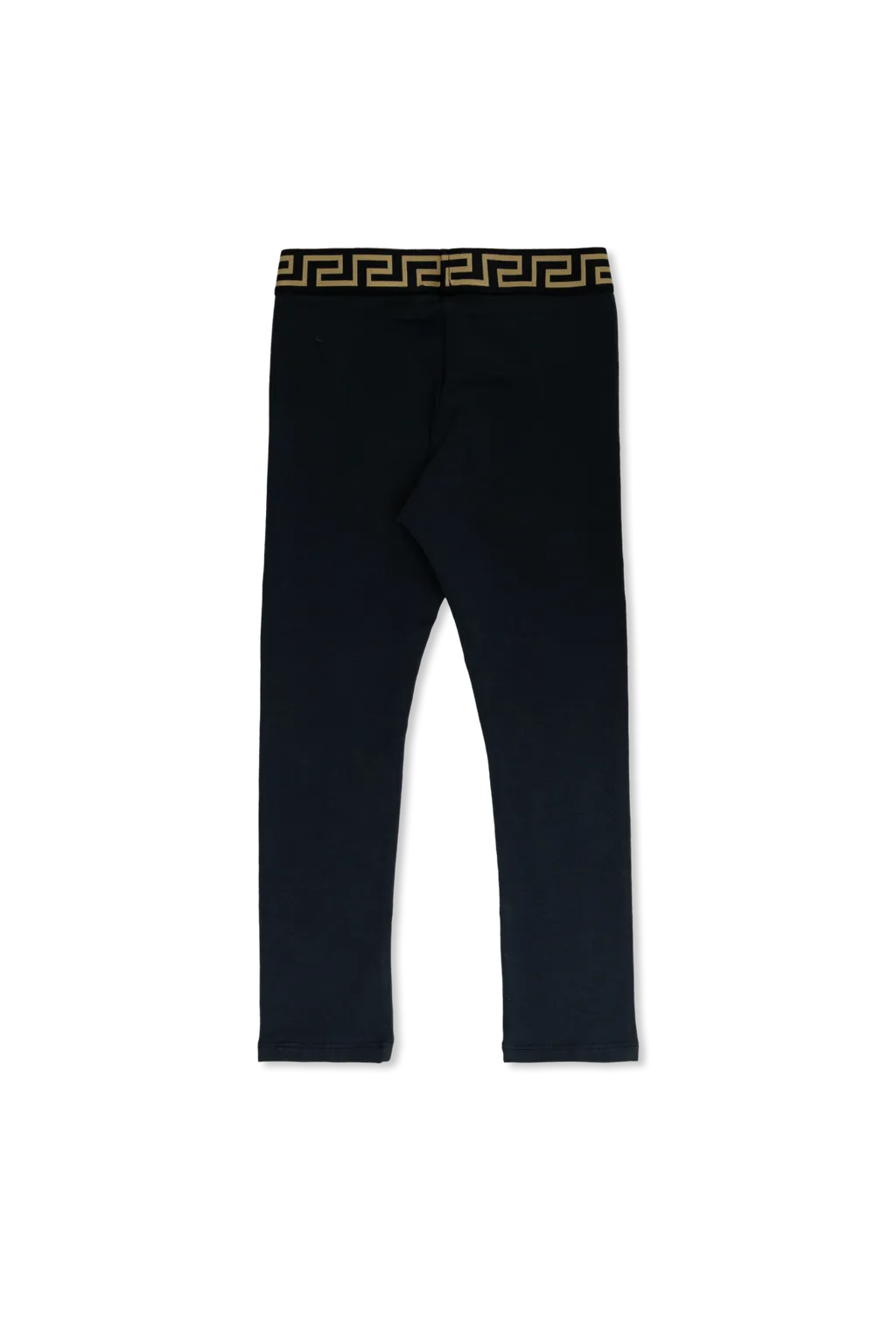 Versace Kids Logo Embroidered Straight-Leg Leggings