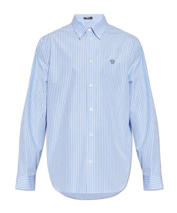 Versace Striped Long-Sleeved Shirt