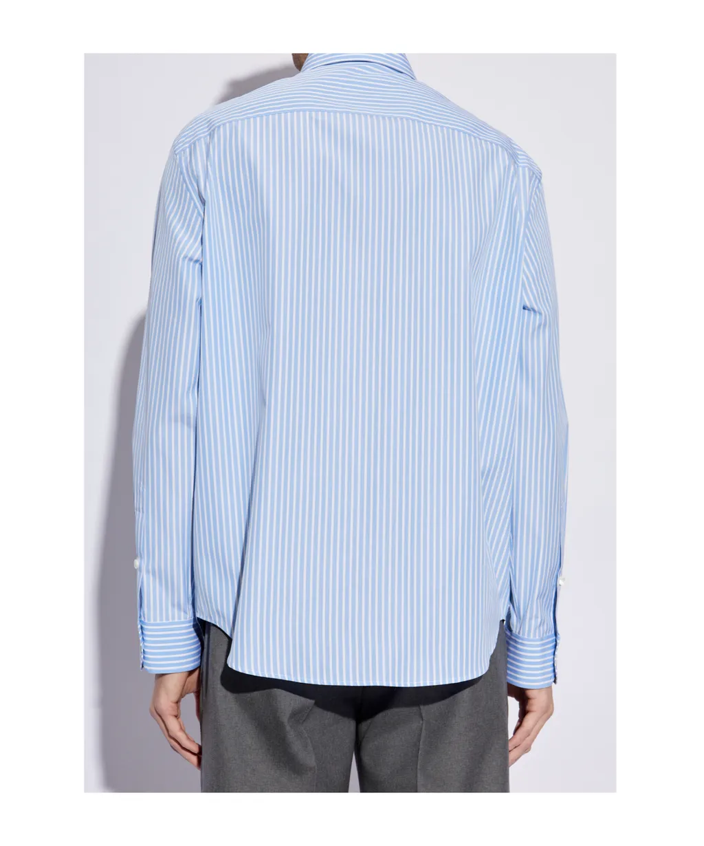 Versace Striped Long-Sleeved Shirt