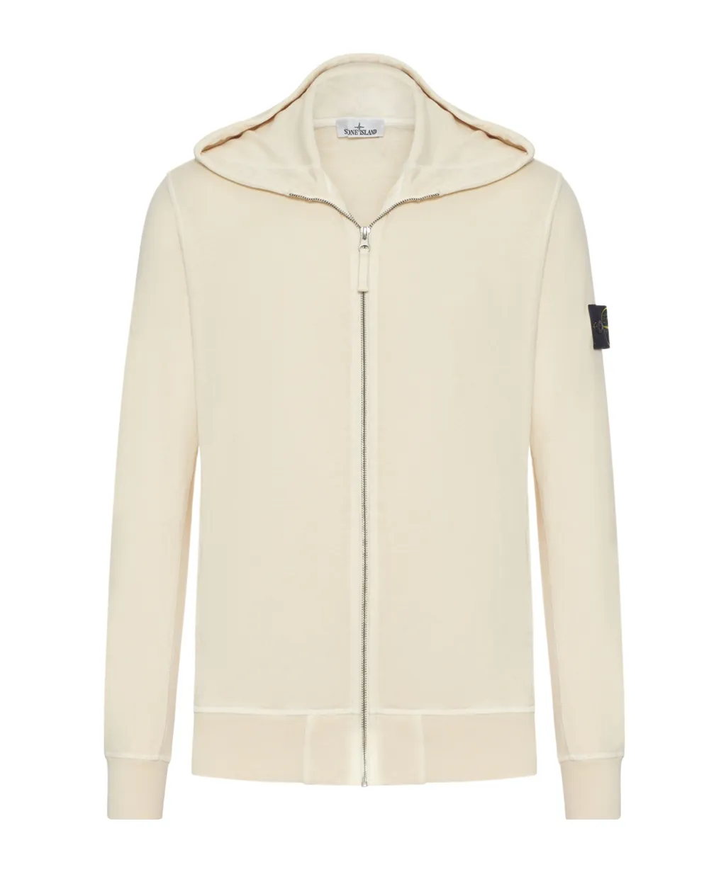 Stone Island Zip-Up Hooded Jacket