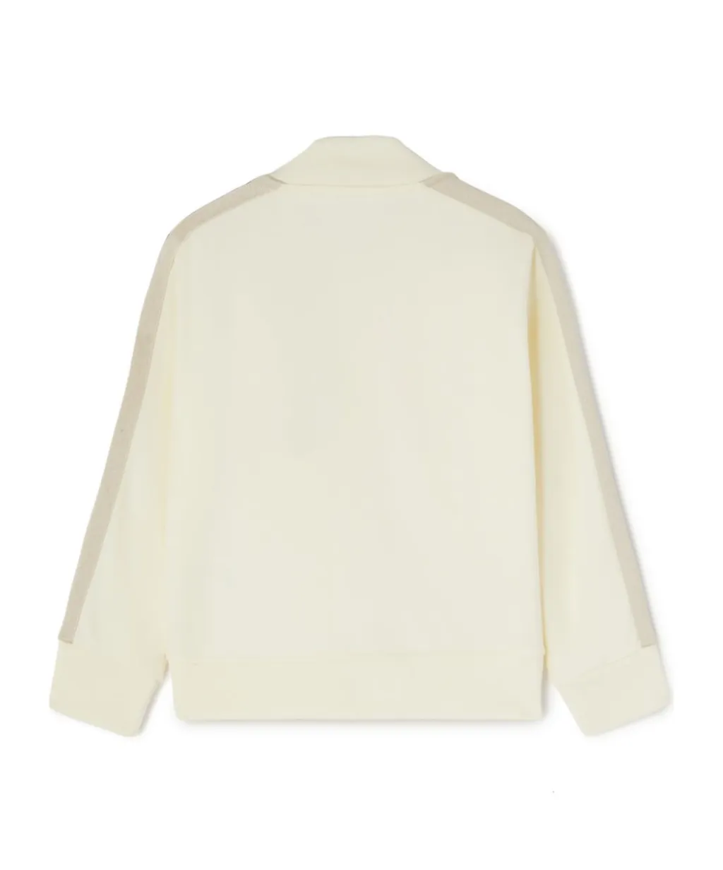 Long-Sleeved Zipper Sweatshirt